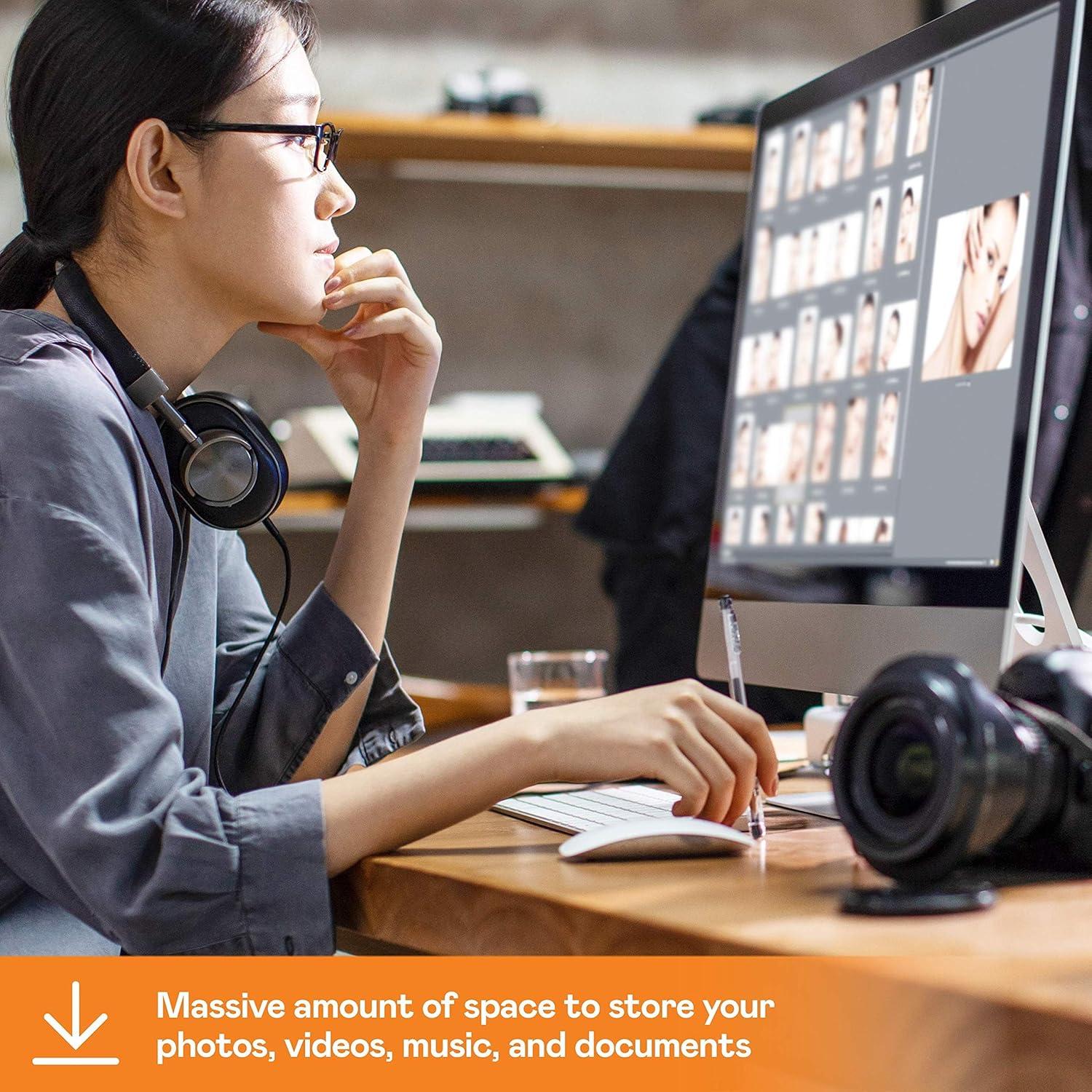 imageWD 16TB My Book Desktop External Hard Drive USB 30 External HDD with Password Protection and Backup Software WDBBGB0160HBKNESNSingle Drive