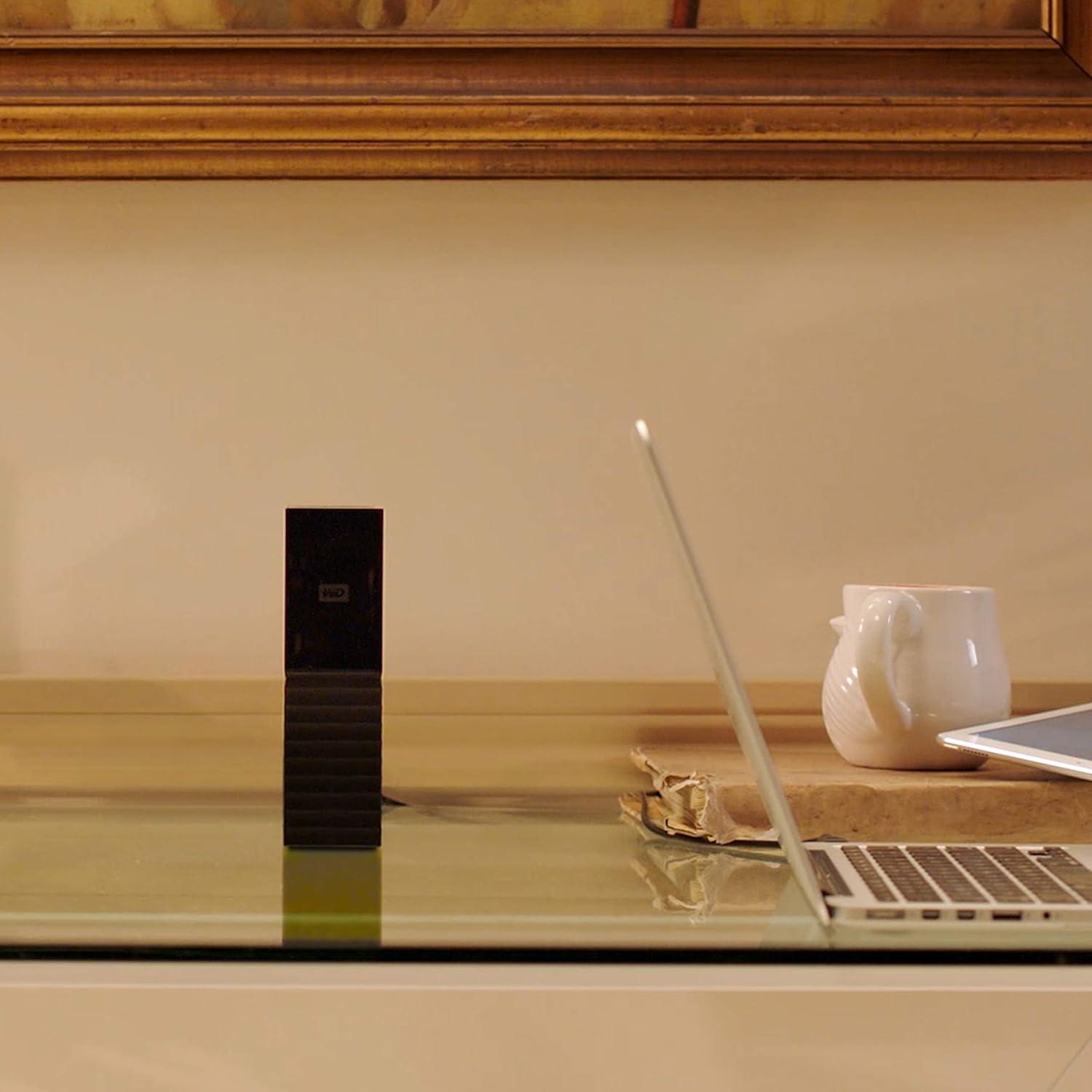 imageWD 16TB My Book Desktop External Hard Drive USB 30 External HDD with Password Protection and Backup Software WDBBGB0160HBKNESNSingle Drive