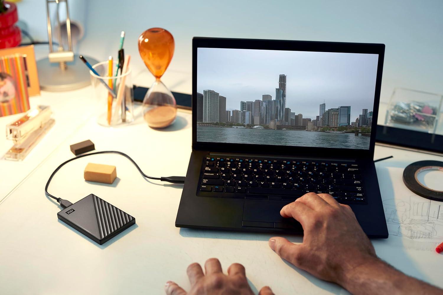 imageWD 5TB My Passport for Mac Navy Portable External Hard Drive with backup software and password protection USB 31USB 30 compatible WDBA2F0050BBLWESNBlack