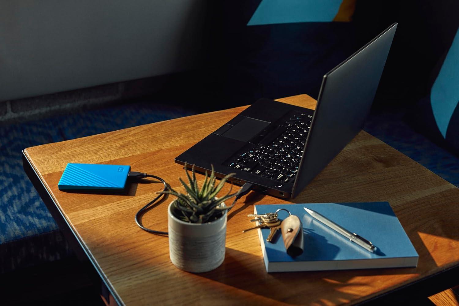 imageWD 5TB My Passport for Mac Navy Portable External Hard Drive with backup software and password protection USB 31USB 30 compatible WDBA2F0050BBLWESNBlue