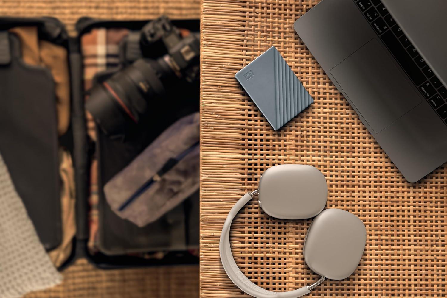 imageWD 5TB My Passport for Mac Navy Portable External Hard Drive with backup software and password protection USB 31USB 30 compatible WDBA2F0050BBLWESNGrey