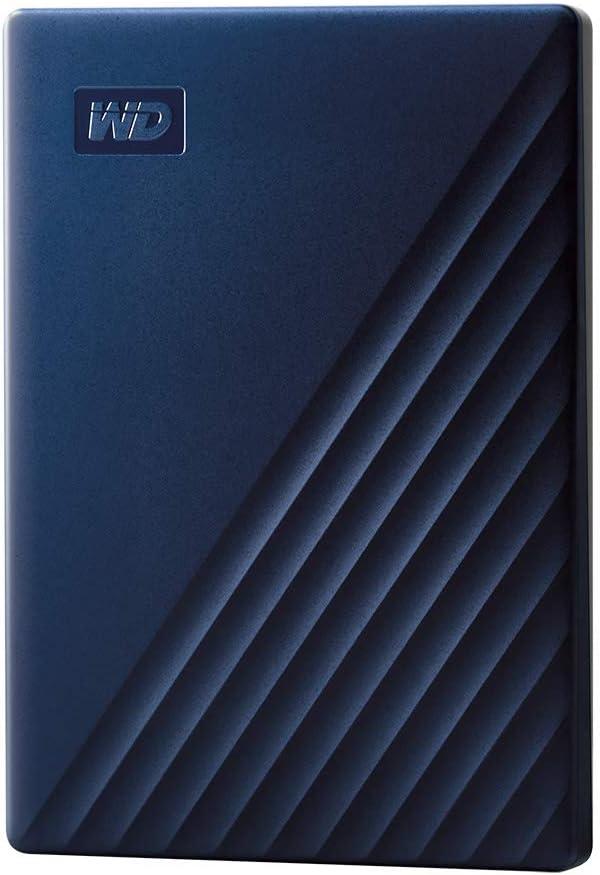 imageWD 5TB My Passport for Mac Navy Portable External Hard Drive with backup software and password protection USB 31USB 30 compatible WDBA2F0050BBLWESNNavy