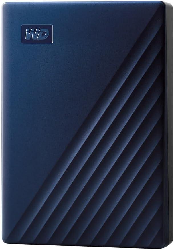 imageWD 5TB My Passport for Mac Navy Portable External Hard Drive with backup software and password protection USB 31USB 30 compatible WDBA2F0050BBLWESNNavy