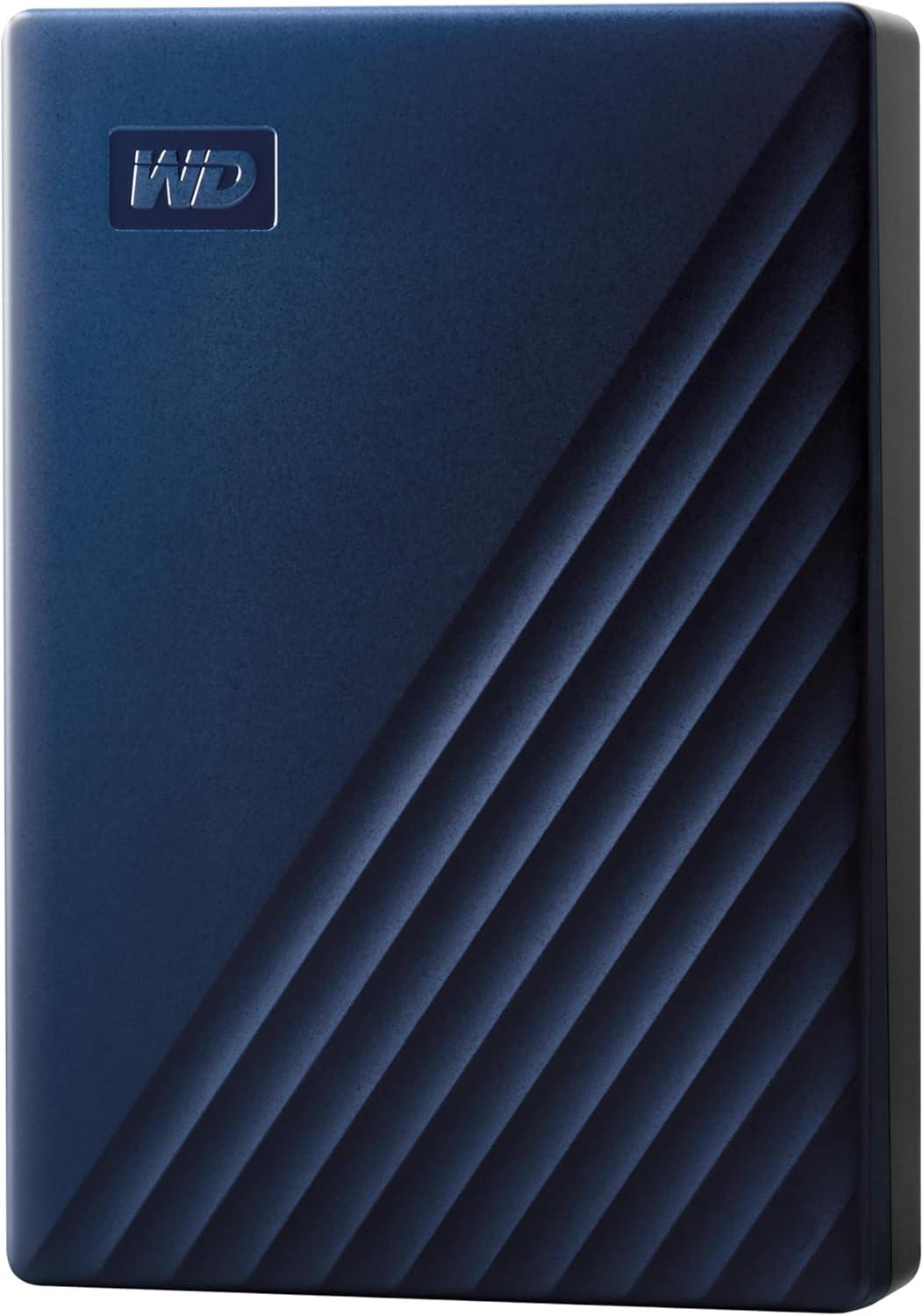 imageWD 5TB My Passport for Mac Navy Portable External Hard Drive with backup software and password protection USB 31USB 30 compatible WDBA2F0050BBLWESNNavy