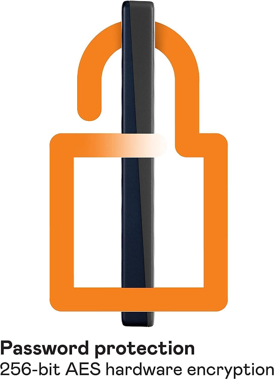 imageWD 5TB My Passport for Mac Navy Portable External Hard Drive with backup software and password protection USB 31USB 30 compatible WDBA2F0050BBLWESNNavy