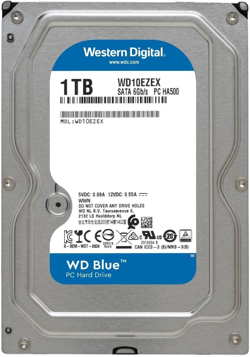 imageWestern Digital 2TB WD Blue PC Internal Hard Drive 7200 RPM Class SATA 6 Gbs 256 MB Cache 35 WD20EZBX1TB
