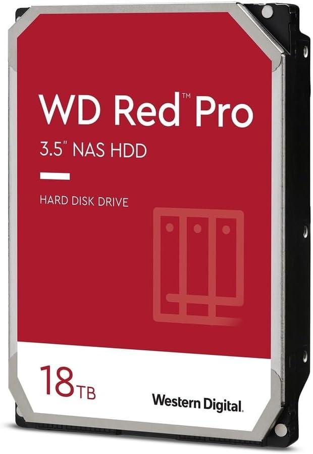 imageWestern Digital 4TB WD Red Plus NAS Internal Hard Drive HDD 5400 RPM SATA 6 Gbs CMR 256 MB Cache 35 WD40EFPX18TB