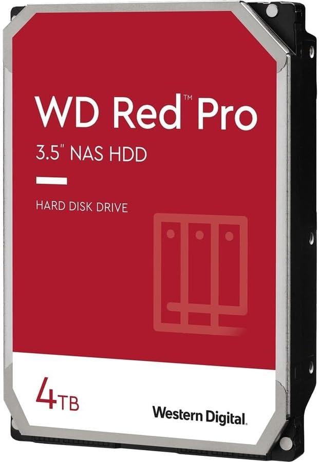 imageWestern Digital 6TB WD Red Pro NAS Internal Hard Drive HDD 7200 RPM SATA 6 Gbs CMR 256 MB Cache 35 WD6003FFBX4TB