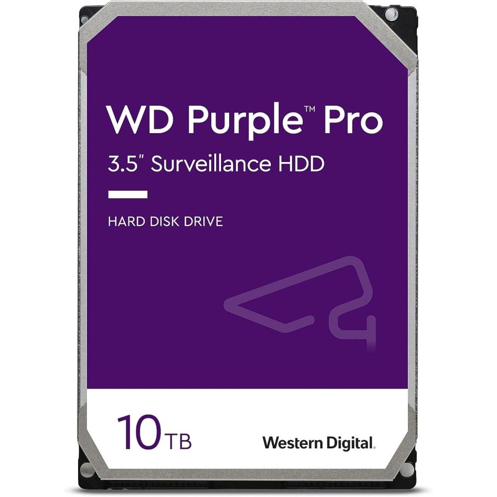 imageWestern Digital 10TB WD Purple Pro Surveillance Internal Hard Drive HDD  SATA 6 Gbs 256 MB Cache 35  WD101PURP10TB