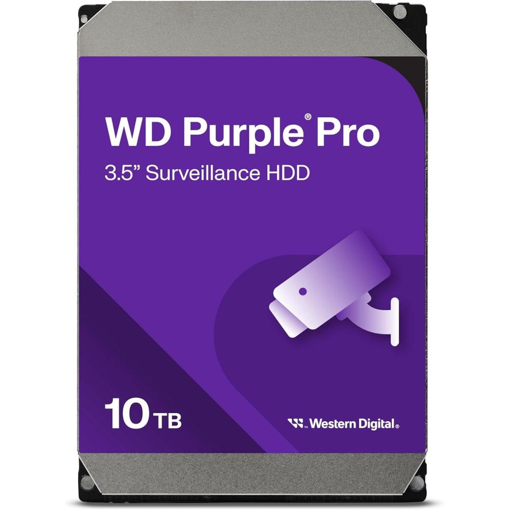 imageWestern Digital 14TB WD Purple Pro Surveillance Internal Hard Drive HDD  SATA 6 Gbs 512 MB Cache 35  WD142PURP10TB