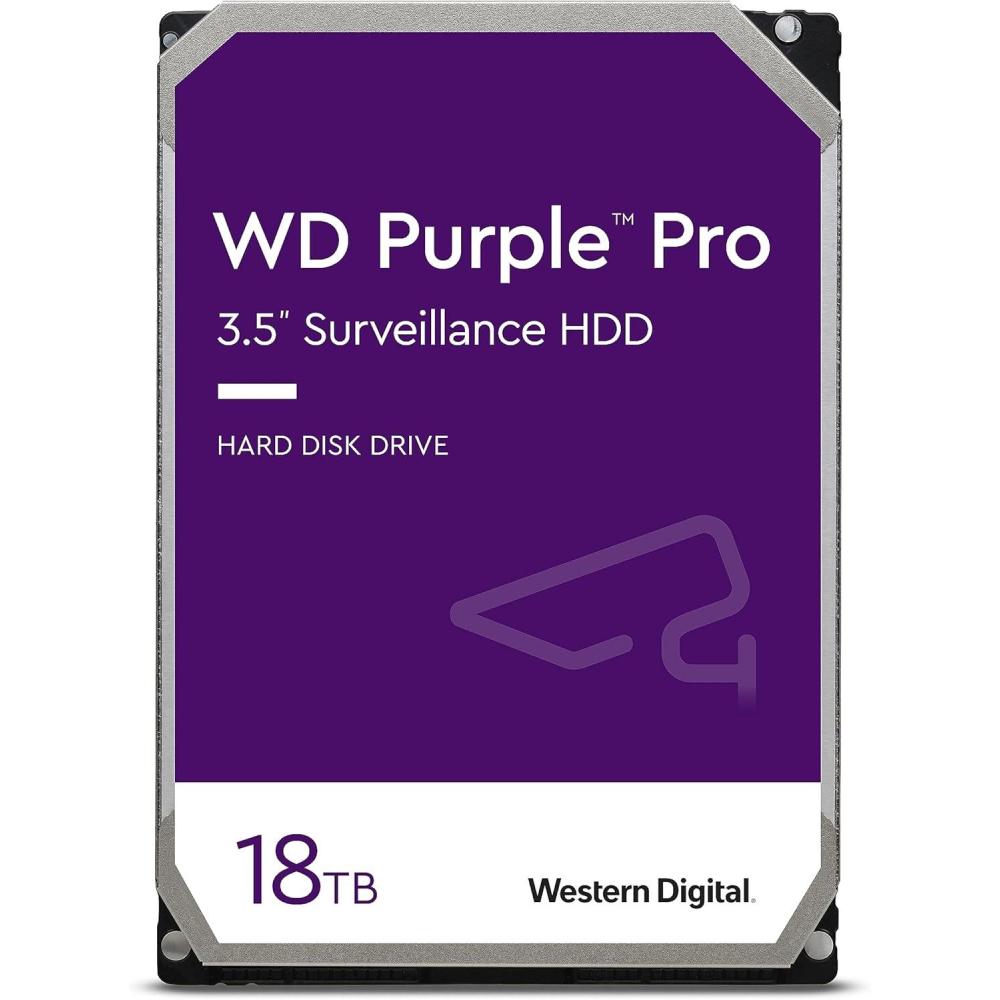 imageWestern Digital 14TB WD Purple Pro Surveillance Internal Hard Drive HDD SATA 6 Gbs 512 MB Cache 35 WD142PURP18TB
