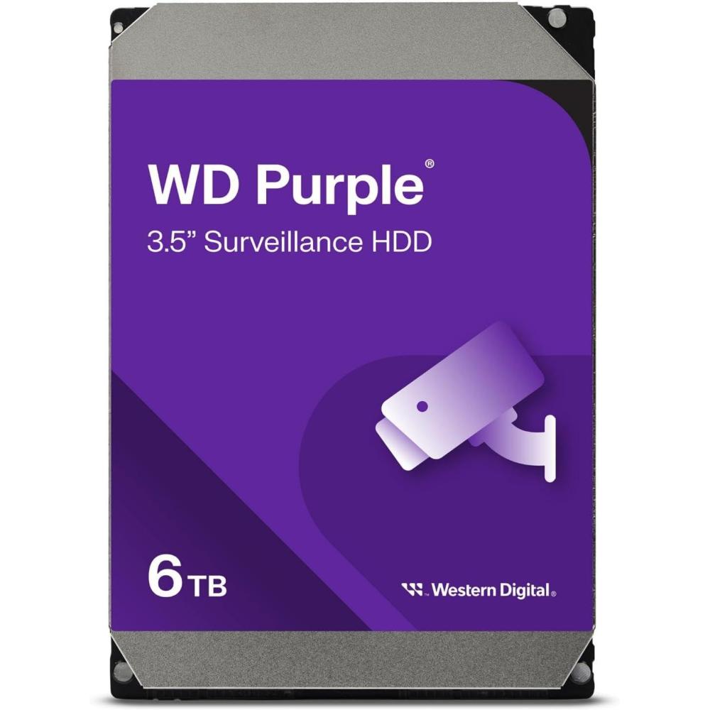imageWestern Digital 14TB WD Purple Pro Surveillance Internal Hard Drive HDD  SATA 6 Gbs 512 MB Cache 35  WD142PURP6TB