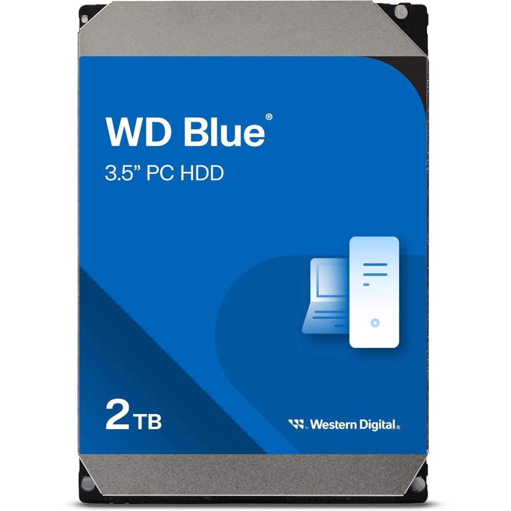 imageWestern Digital 2TB WD Blue PC Internal Hard Drive 7200 RPM Class SATA 6 Gbs 256 MB Cache 35 WD20EZBX2TB