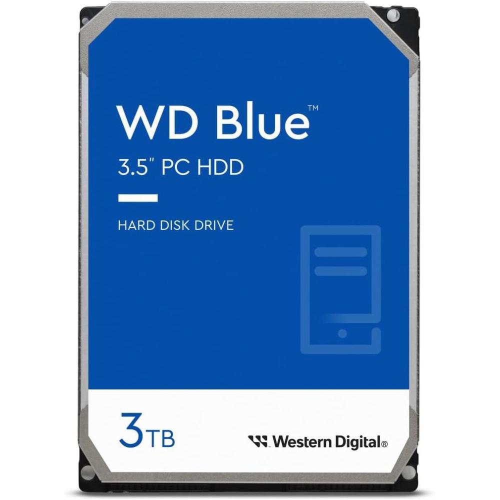 imageWestern Digital 4TB WD Blue PC Internal Hard Drive HDD  5400 RPM SATA 6 Gbs 256 MB Cache 35  WD40EZAZ3TB