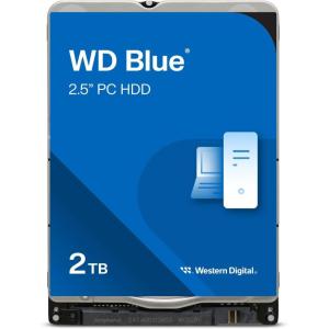 Western Digital 1TB WD Blue Mobile Hard Drive HDD – 5400 RPM, SATA 6 Gb/s, 128 MB Cache, 2.5″ – WD10SPZX(2TB)