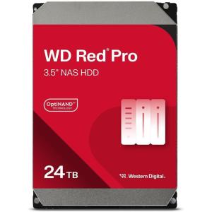 Western Digital 4TB WD Red Plus NAS Internal Hard Drive HDD – 5400 RPM, SATA 6 Gb/s, CMR, 256 MB Cache, 3.5″ -WD40EFPX(24TB)