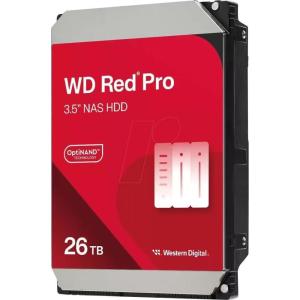 Western Digital 4TB WD Red Plus NAS Internal Hard Drive HDD – 5400 RPM, SATA 6 Gb/s, CMR, 256 MB Cache, 3.5″ -WD40EFPX(26TB)