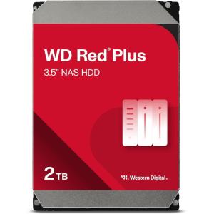 Western Digital 4TB WD Red Plus NAS Internal Hard Drive HDD – 5400 RPM, SATA 6 Gb/s, CMR, 256 MB Cache, 3.5″ -WD40EFPX(2TB)