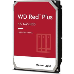 Western Digital 4TB WD Red Plus NAS Internal Hard Drive HDD – 5400 RPM, SATA 6 Gb/s, CMR, 256 MB Cache, 3.5″ -WD40EFPX(6TB)