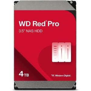 Western Digital 6TB WD Red Pro NAS Internal Hard Drive HDD – 7200 RPM, SATA 6 Gb/s, CMR, 256 MB Cache, 3.5″ – WD6003FFBX(4TB)