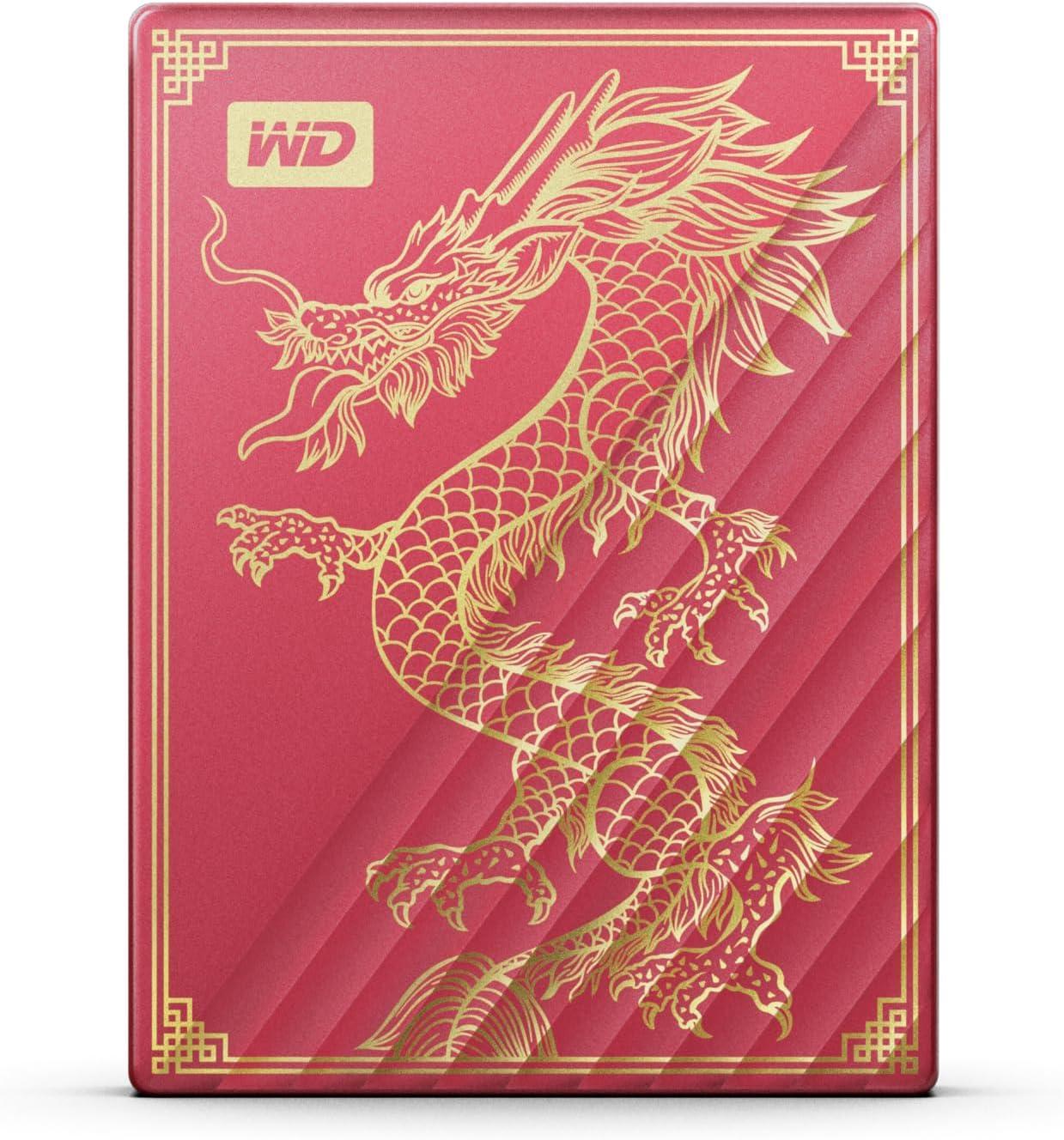 imageWD 4TB My Passport Ultra Blue Portable External Hard Drive backup software with defense against ransomware and password protection USBC and USB 31 WDBFTM0040BBLWESNLimited Edition Red