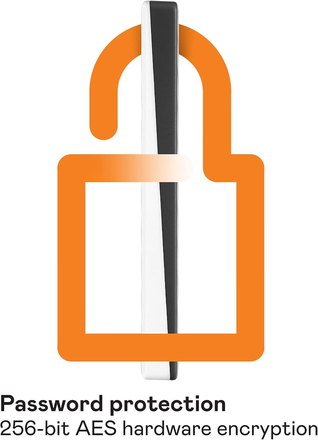 imageWestern Digital 5TB My Passport Portable External Hard Drive with password protection and auto backup software White Western DigitalBPKJ0050BWTWESNWhite