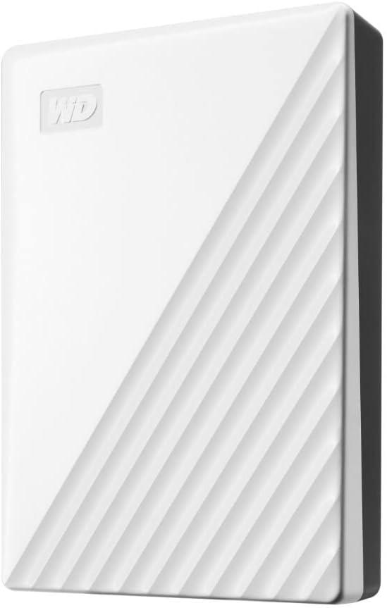 imageWestern Digital 5TB My Passport Portable External Hard Drive with password protection and auto backup software White Western DigitalBPKJ0050BWTWESNWhite